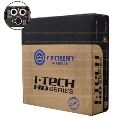 Crown I-Tech 4X3500HDS 4 Channel 4000W @ 4  Power Amplifier (Speak-On Output)