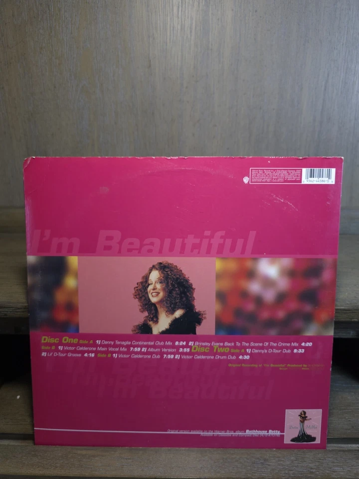 Bette Midler “I'm Beautiful” LP/Warner Bros. Y7350A 1999 - Image 3 of 4