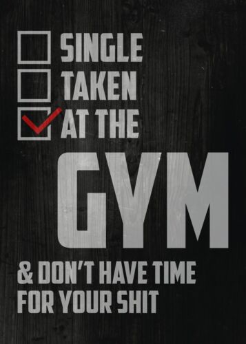 Gym Motivational Posters Work Out Insperational Quotes Wall Art - Picture 8 of 28