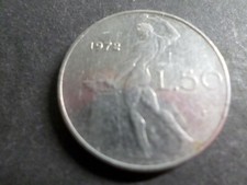 Italy Coin 50 Lire 1972, Type Vulcano, Ttb