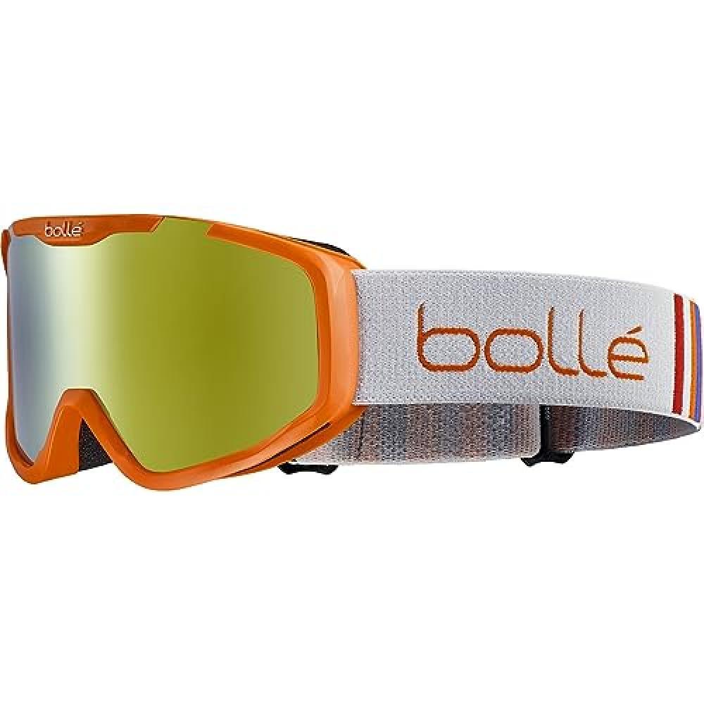 (TG. S) bollé, ROCKET PLUS Orange Matte, Sunshine Cat 3, Occhiali da sci, Small