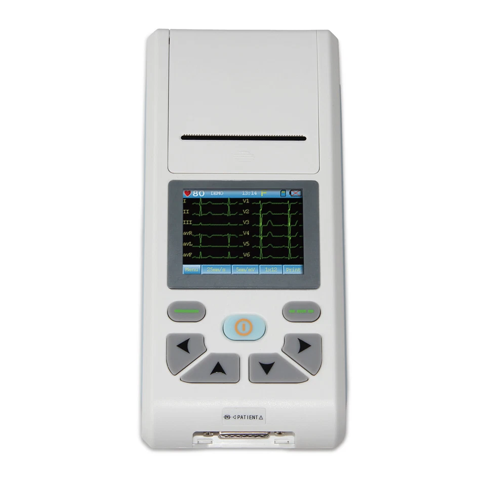 NEW ECG90A CONTEC 12 Lead Electrocardiograph ECG EKG Touch Digital + PC Software - Image 4 of 4