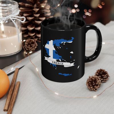 Original Gift: Mug with Map of Greece, Ideal for Greece Lovers
