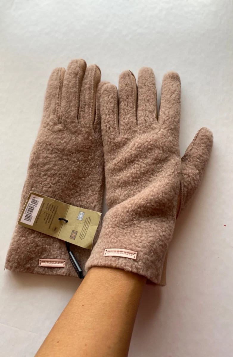Burberry women's leather sales gloves