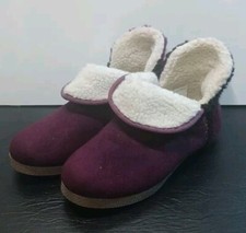 ROCKPORT Women's Veda Trutech Warm Slipper Boot Bootie, Burgundy-Wine 7
