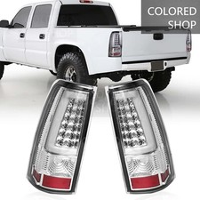 Chrome 2003-2006 Chevy Silverado 1500 2500 Hd 3500 Led Tail Lights Brake Lamps