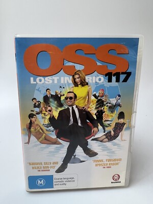 OSS 117 Lost In Rio French Film Region DVD RARE