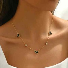 18K Golden Plated Stainless Steel Elegant Necklace