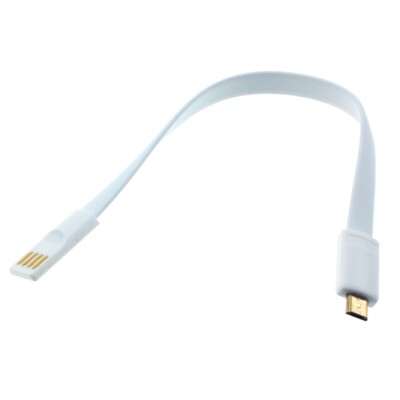 MicroUSB Short USB Cable Charger Cord Power Wire Flat Fast for SmartPhones