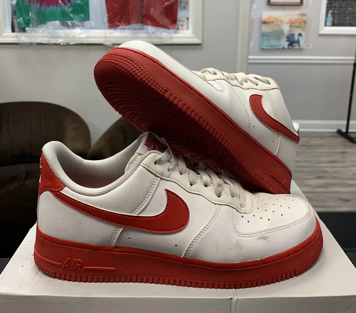 Nike Air Force 1 Low Red Bottoms CK7663-102