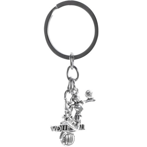Portachiavi I Love Volleyball Con Clip – Ciondolo Pallone Per Allenatori E Giocatori – Regalo