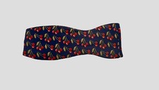 Alain Figaret Mens silk self tied bow tie