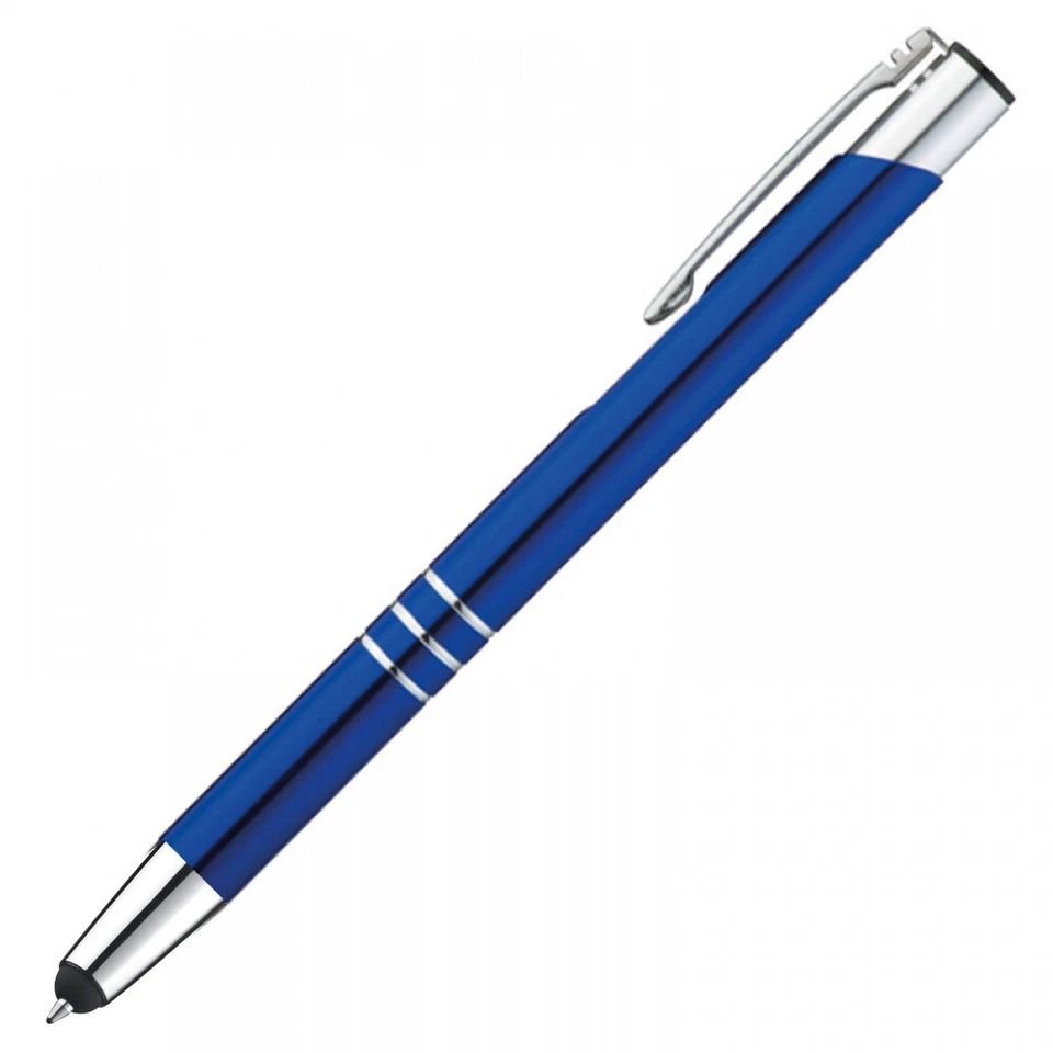 LIVEPAC OFFICE 10 Touchpen Kugelschreiber aus Metall / Farbe: blau