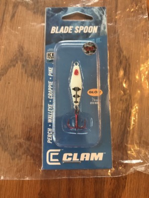 Clam Klingen Löffel Leuchtende 3.7ml 10 Haken Silber Tiger SHIP24