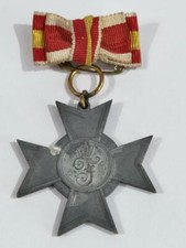 Baden, War Merit Cross 1916, zinc, plus a ribbon clasp