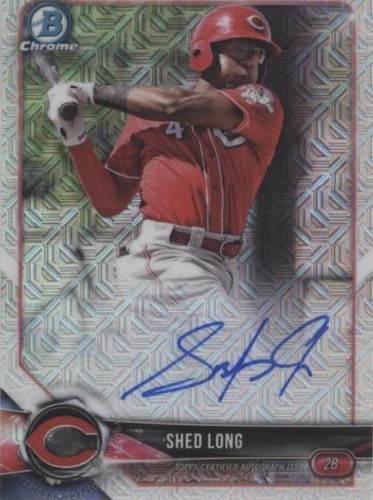 SHED LONG 2018 Topps 1st Bowman Chrome Prospect ORANGE /25 BCP-78