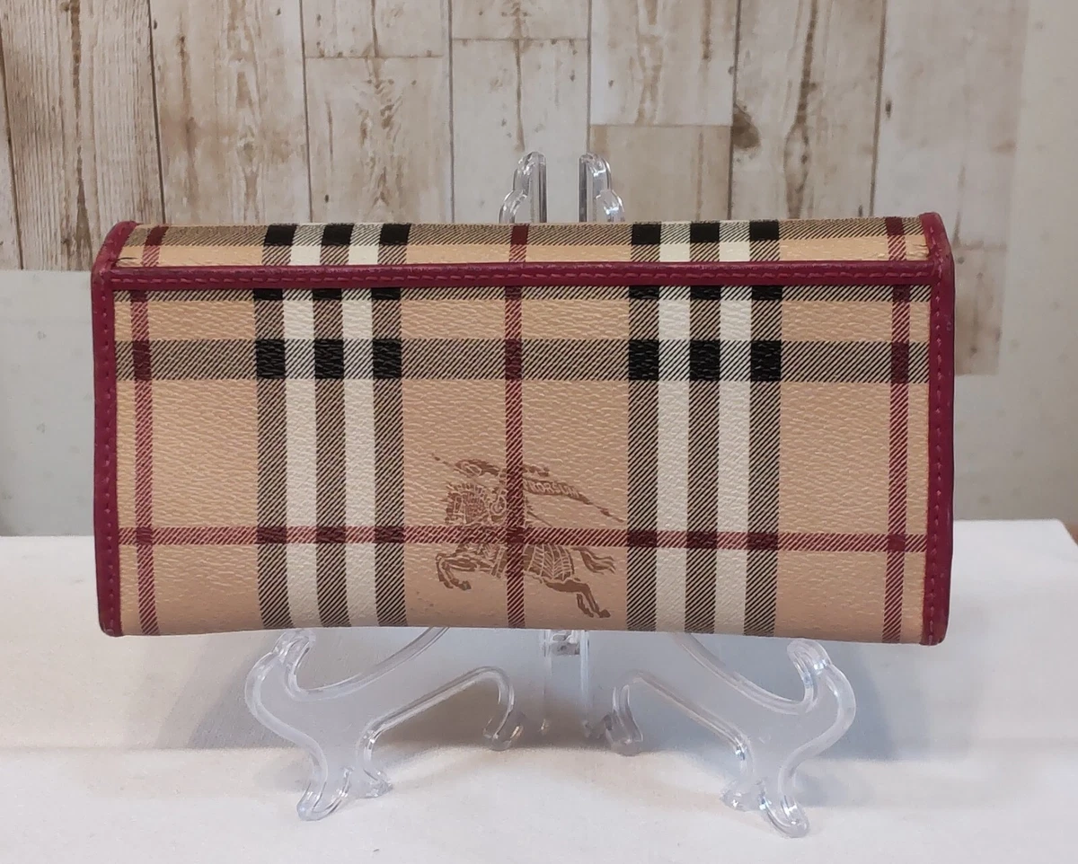 Burberry Novacheck Long Wallet  Long wallet, Clothes design, Burberry