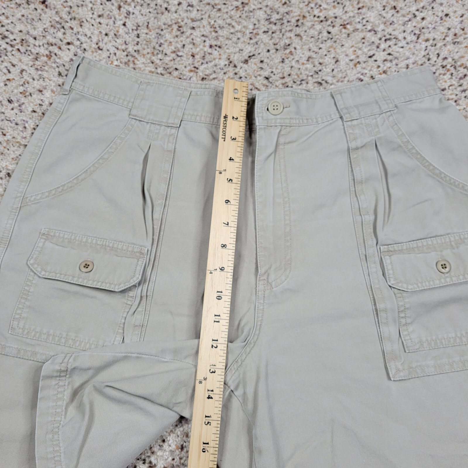 Cabelas Shorts Womens 18 Tan Khaki Cargo Lightweight … Gem
