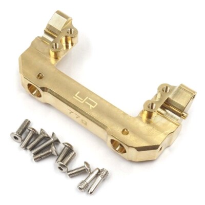 Yeah Racing AXSC-018 Brass 77g Front Bumper & Servo Mount Short Link : SCX10 III