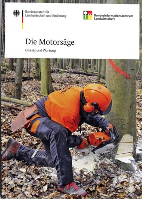 Die Motorsäge Einsatz Wartung Motorsägenarbeit Entasten Baumfällen