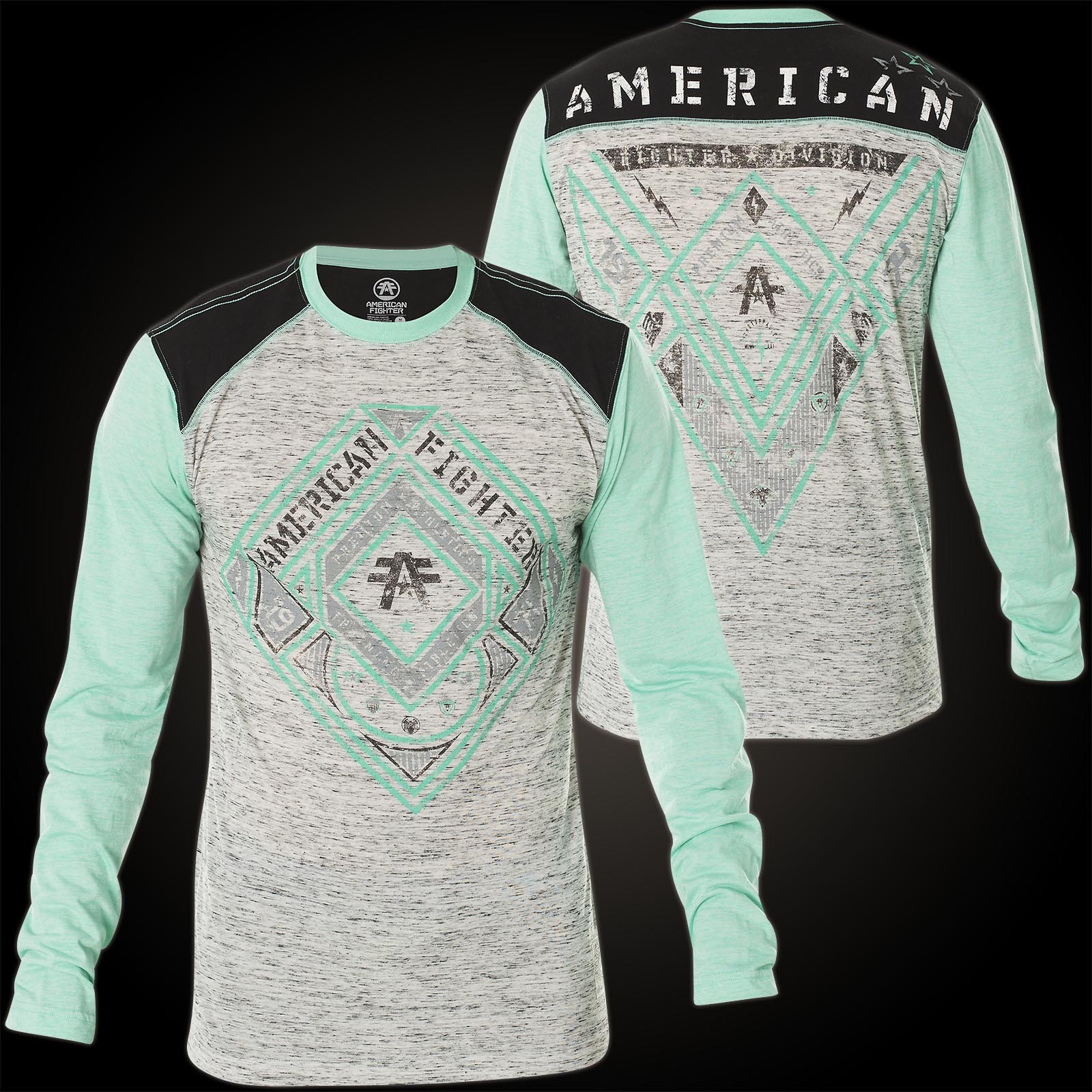 Пуловер AMERICAN FIGHTER Affliction с толстовками Clover GrauGrnSchwarz 5690₽