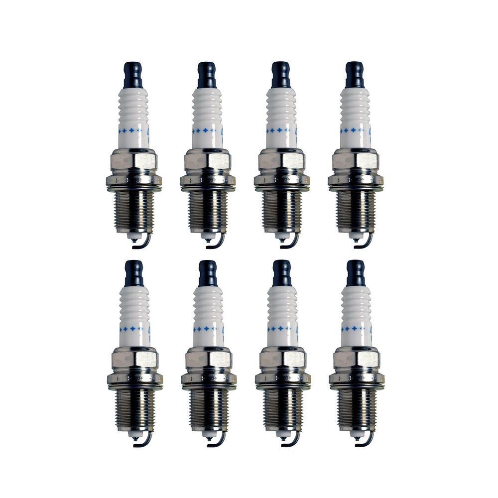 Denso Set of 8 Double Platinum Spark Plugs Gap 0.044 For Dodge 4.7 Jaguar 4.2 V8