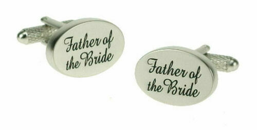 Cufflinks Father of the Bride Wedding in Onyx Art in Gift Box CK532