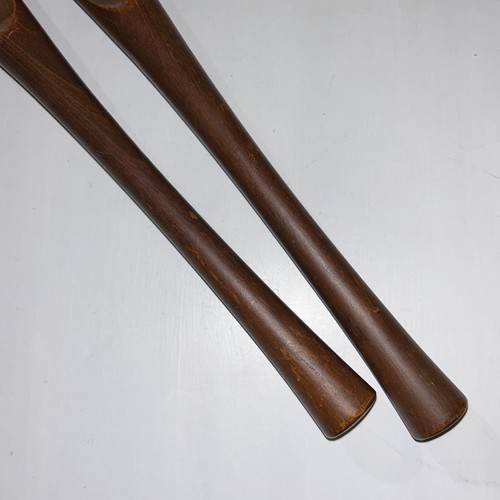 DANSK Jens Quistgaard Teak Salad Serving Spoons ~ Mid Century ~ 15.5" DANMARK - Picture 3 of 6