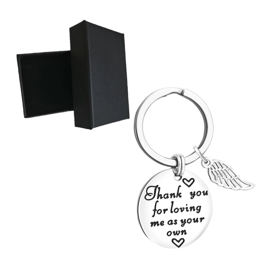 Engraved Keychain Pendant Car Keys Charm Lover Keychains Metal Key Chain