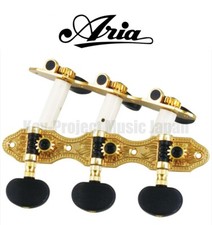 Aria AT-250C Machine Heads Tuning Machines for Classical Guitar New w/Tracking#