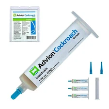 Advion Cockroach Gel Bait 4 Tubes, 1 Plunger 2 Tips