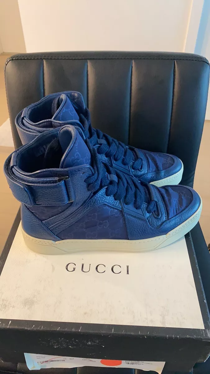 Gucci major high hotsell top leather sneakers