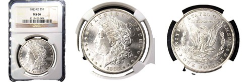 アメリカ 1921 1ドル 銀貨 NGC MS64+ Morgan 040 アメリカ 1921 1ドル