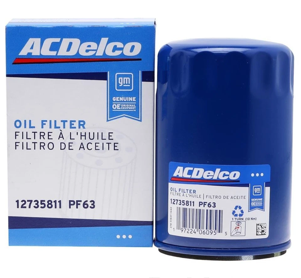 12 Engine Oil Filters ACDelco GM OE/GM Genuine Parts PF63 REPLACE OEM # 12735811 - Image 3 of 4
