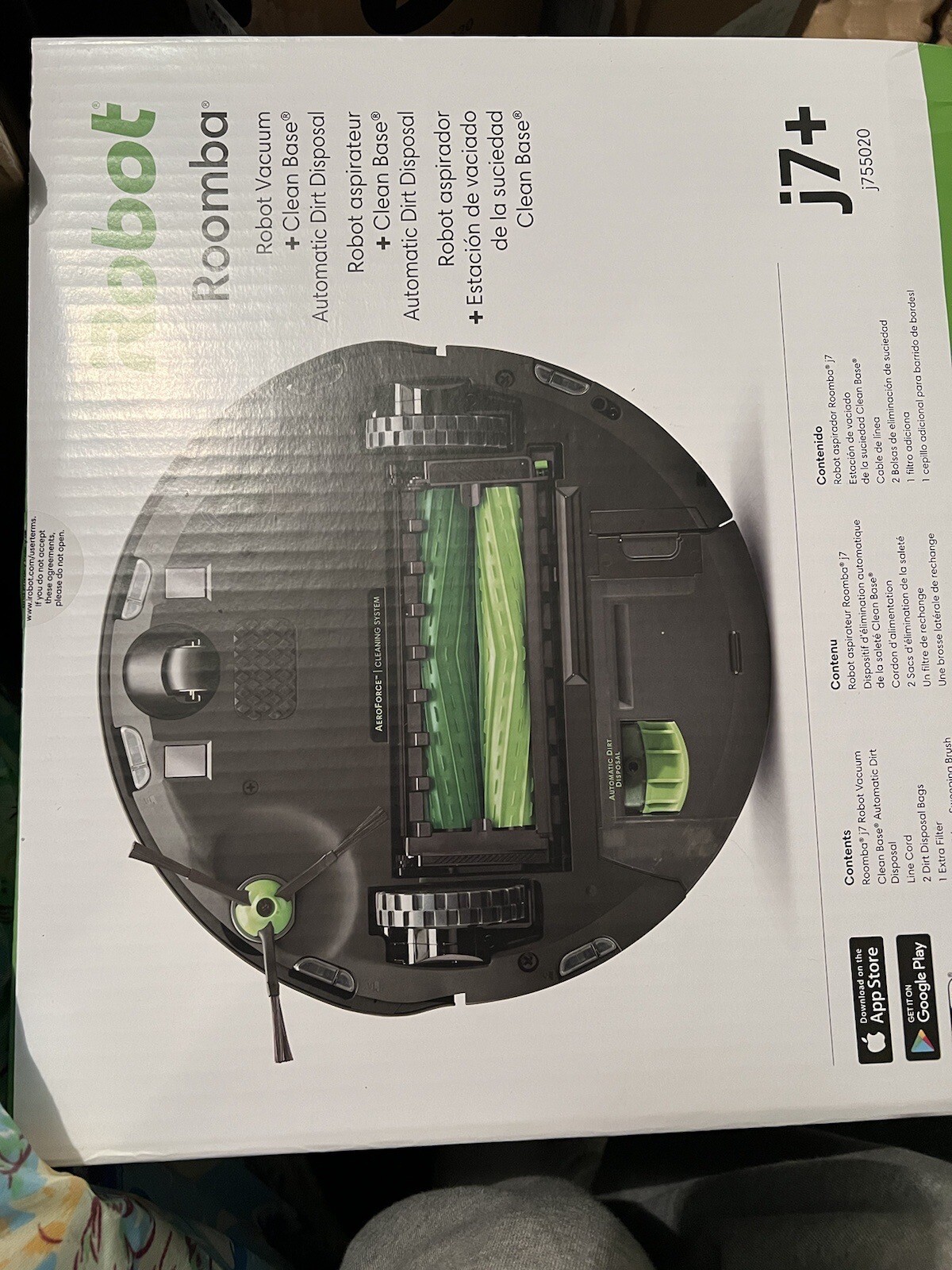 iRobot Roomba j7 SelfEmptying Vacuum Cleaning Robot eBay