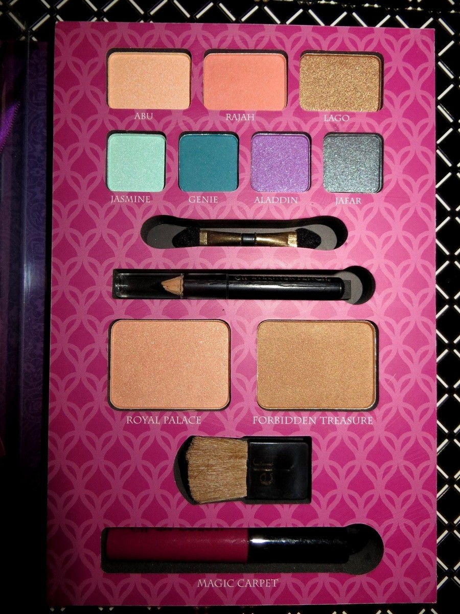 ELF e.l.f. DISNEY JASMINE ALADDIN 5 PIECE LOT BEAUTY BOOK LASHES