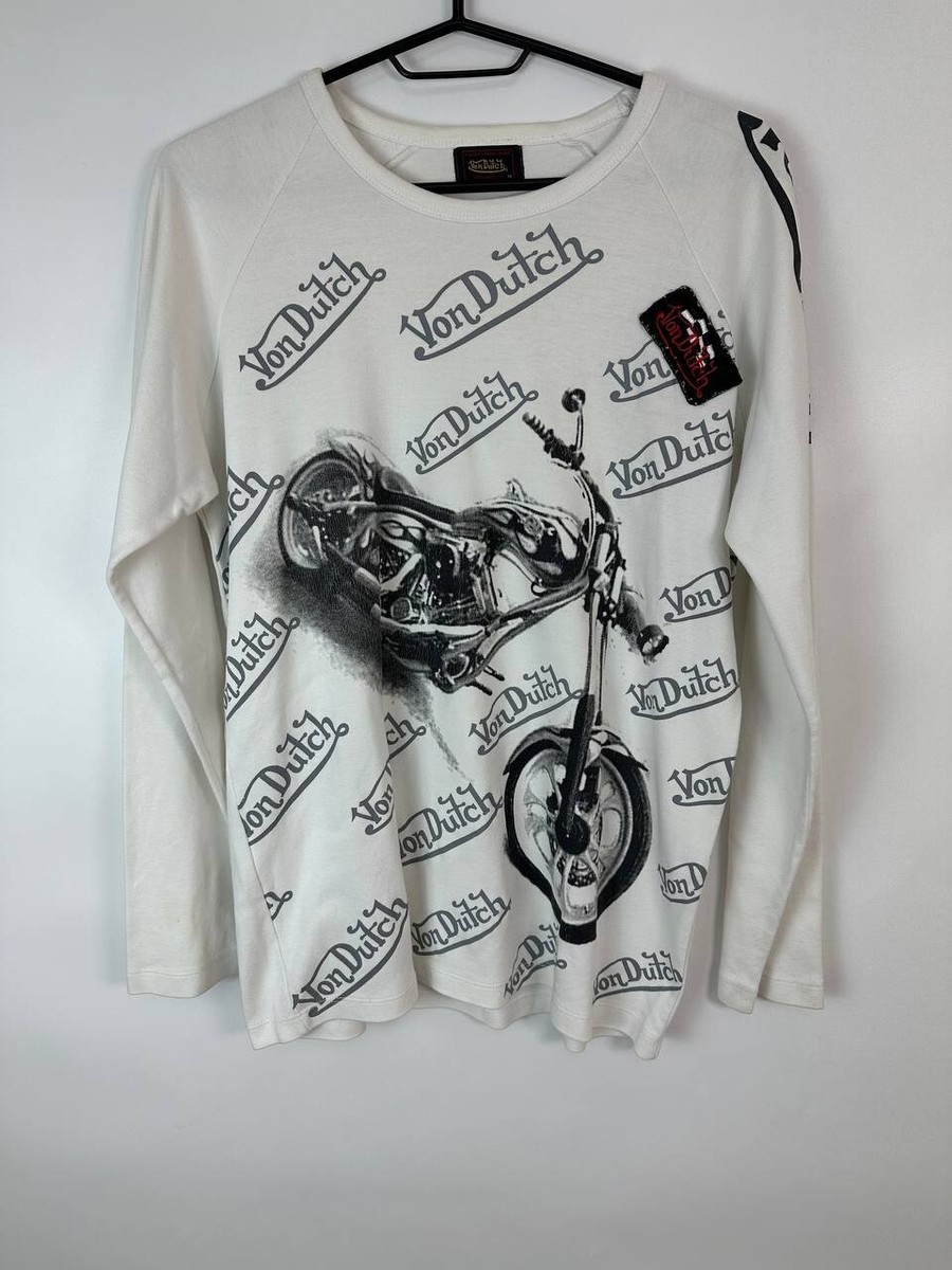 Vintage Von Dutch ロングTシャツ Vintage Von Dutch white long sleeve Size M | eBay