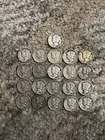 Lot Of 21 US Mercury Dimes Mixed Years (#788)