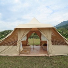 Brand New - Touareg Bell Tent - 285GSM Cotton Canvas Zipped in Groundsheet