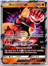 POKEMON SM BLACK STAR PROMOS BUZZWOLE GX SM69 PROMO HOLO NM on eBay