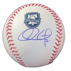 Chase Utley Signed Philadelphia Phillies Wall of Fame Logo Baseball JSA