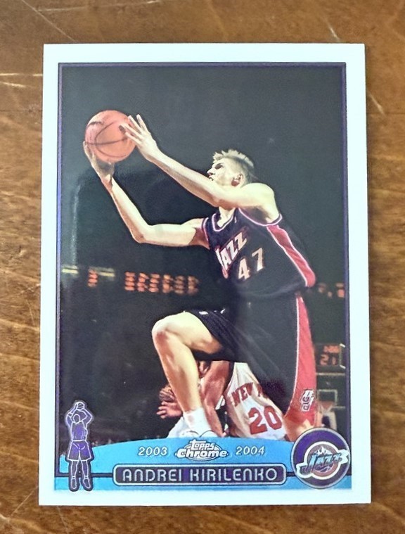 2003-04 Topps Chrome Basketball Refractor #72 Andrei Kirilenko