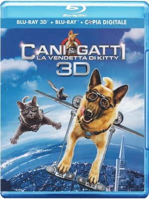 Blu-ray 3D + Blu-ray 2D HUNDE & KATZEN KITTYS RACHE Neu Sealed 2010