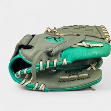 Rawlings Players Series Youth Baseball Glove WPL11GM 11  Basket-Web Gray/Teal