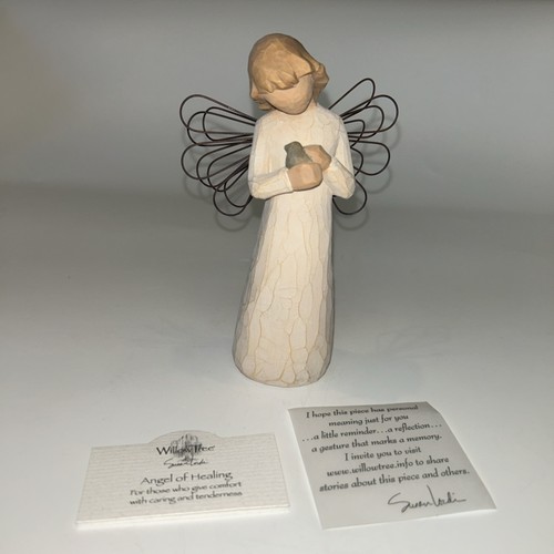 Willow Tree ANGEL OF HEALING hand carved figure by Susan Lordi 1999 NEW IN BOX - Picture 4 of 15