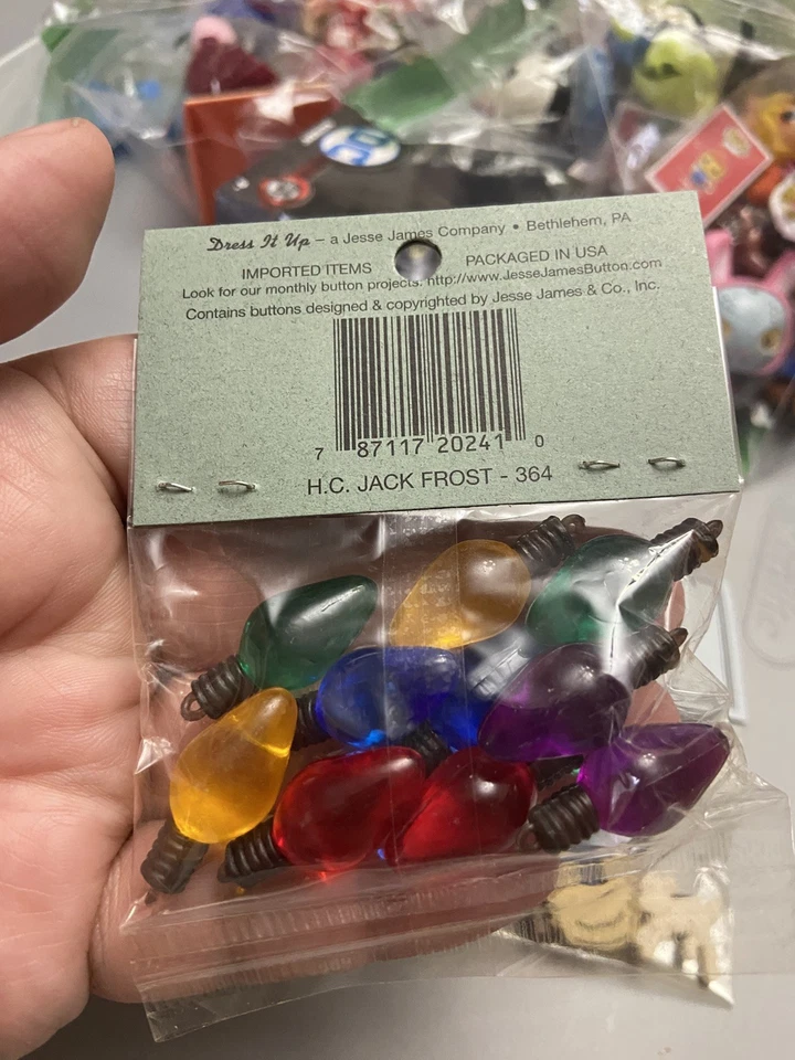 Jesse James Dress It Up Botones Lote de 5 Nuevos Paquetes Artesanía Navidad Otoño++ Foto 2 de 4