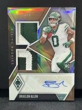 Braelon Allen 2024 Phoenix Rising Rookies Dual Patch Autographs Bronze /33 RPA