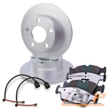 BREMSSCHEIBEN VOLL Ø259 + BELÄGE VORNE FÜR DACIA LOGAN SANDERO RENAULT TWINGO