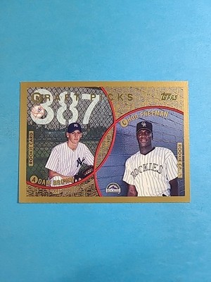 Choo Freeman Adam Brown 1999 Topps Baseball Card # 219 J9075