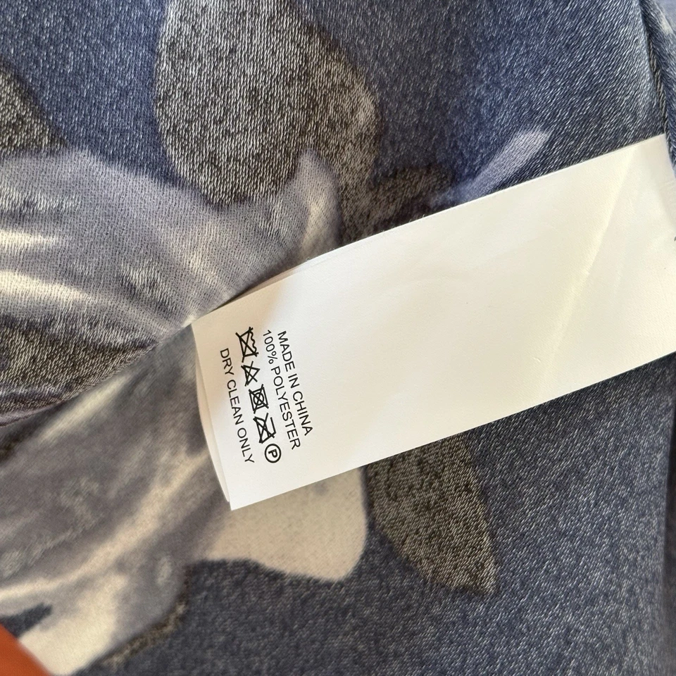 Kate Spade 蓝色/白色花卉连衣裙 10 码及膝 — 第 4/4 张图片